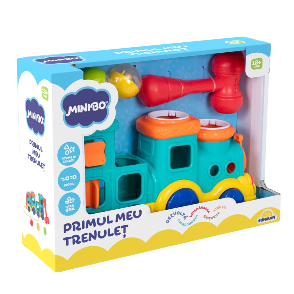 Jucarie bebelusi, Minibo, Trenulet cu mingiute