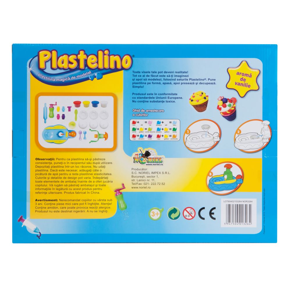 Vaccina buză Zece ani  Plastelino - Fabrica de Briose din plastilina | Noriel