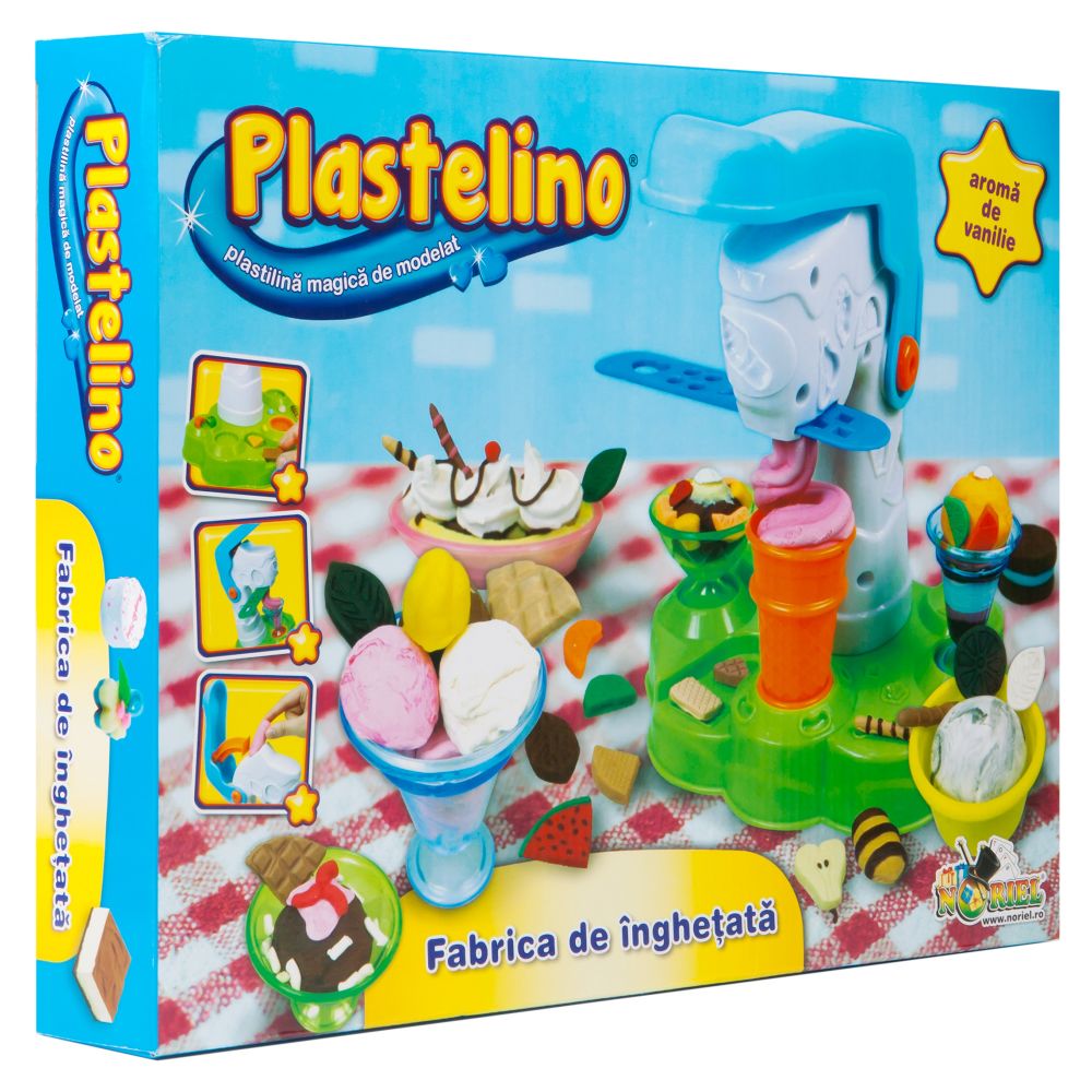 trage cristal greu  Plastelino - Fabrica de inghetata din plastilina | Noriel