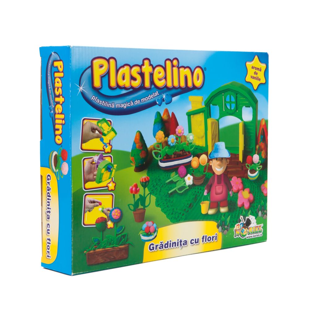 Plastelino - Gradinita cu Flori din Plastilina