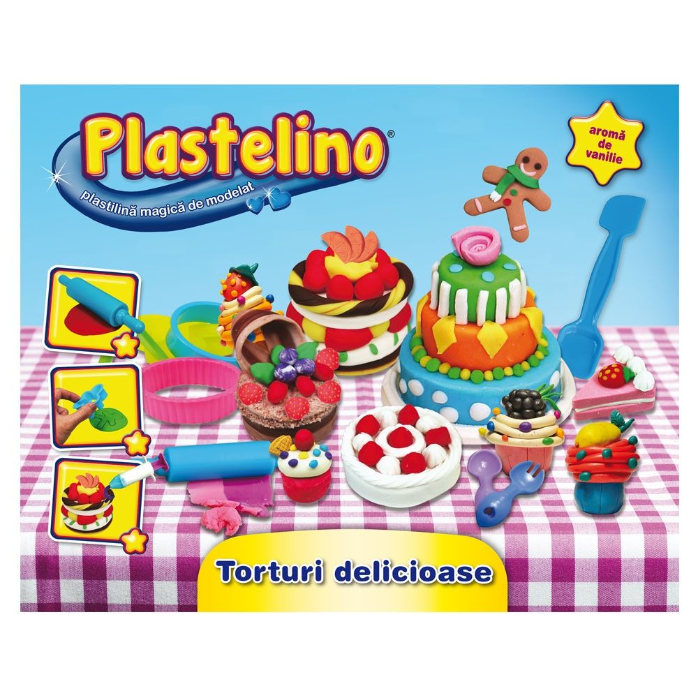 Plastelino - Torturi delicioase din plastilina