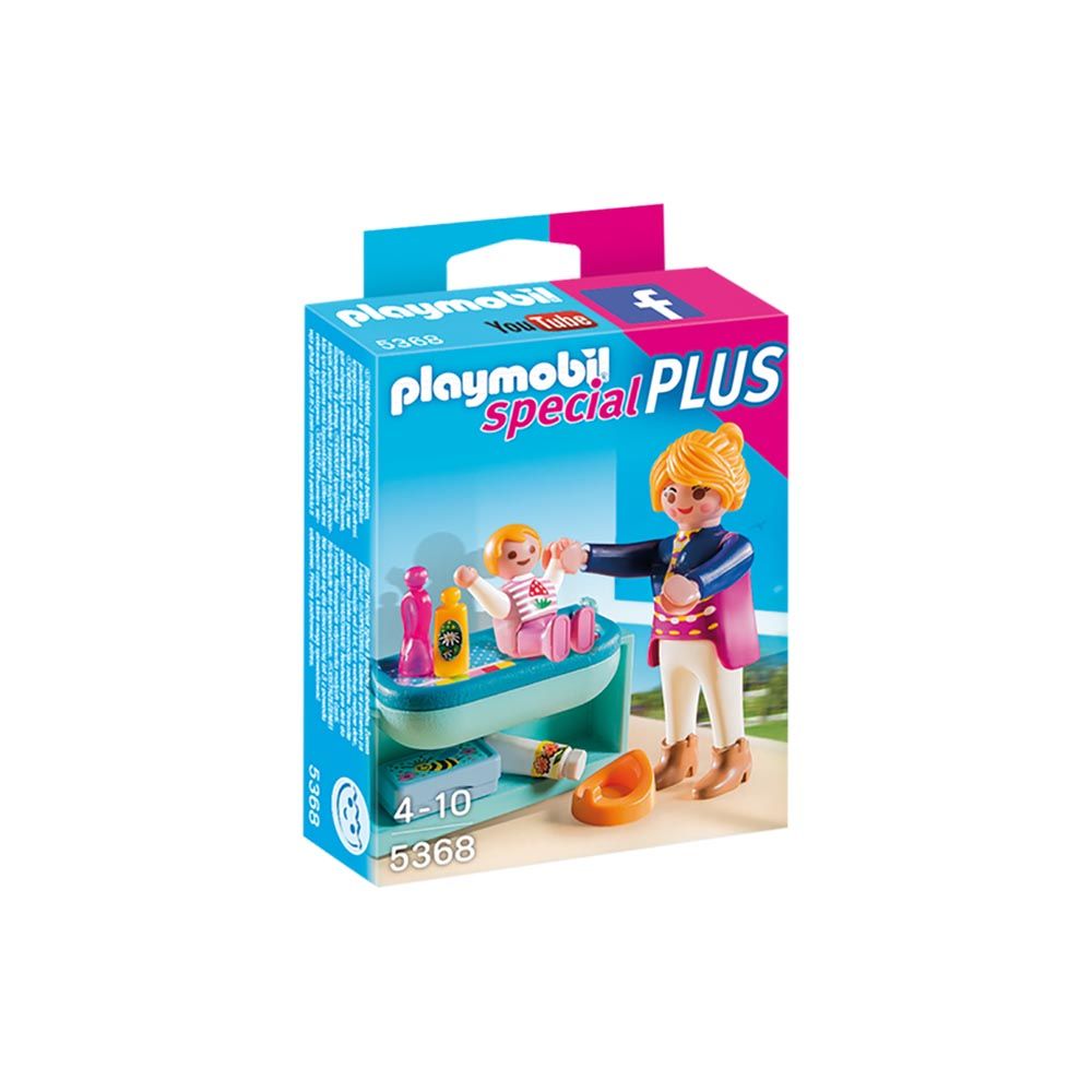 Set Playmobil Family - Mama si copilul cu masa de schimbat (5368)