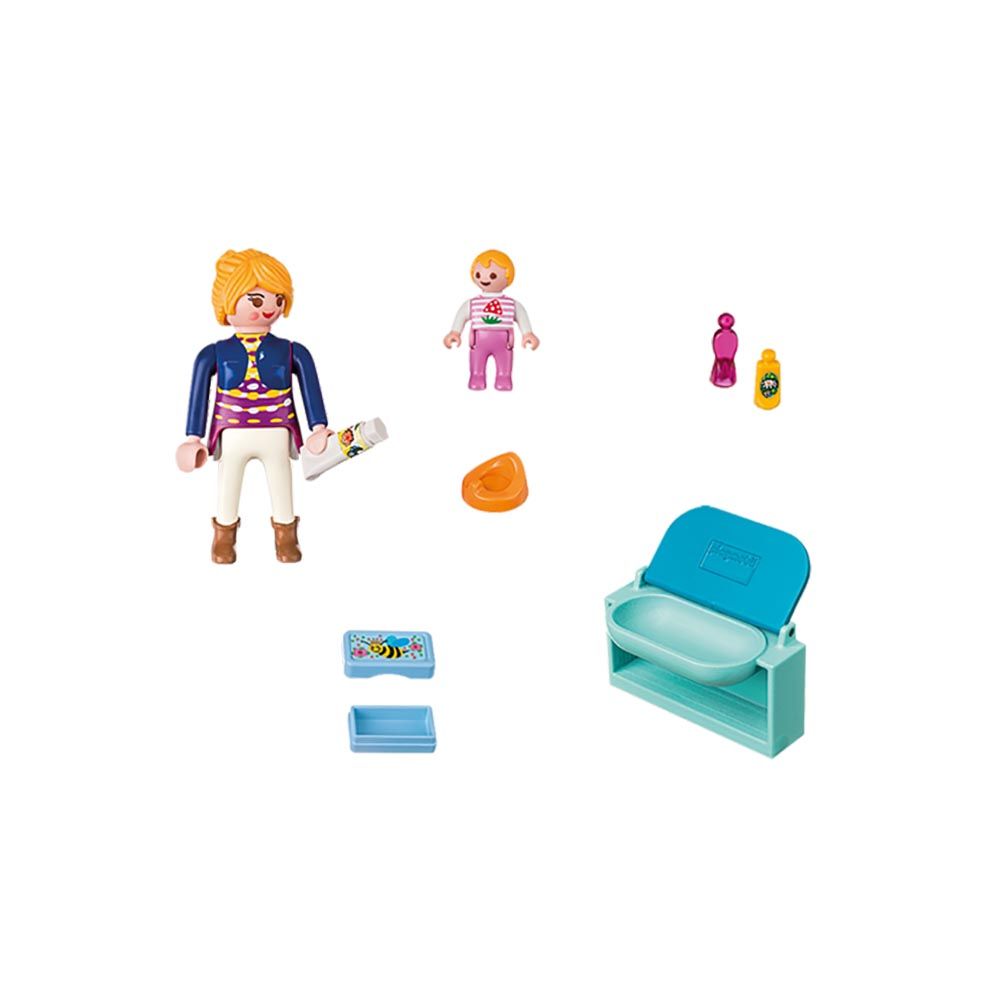 Set Playmobil Family - Mama si copilul cu masa de schimbat (5368)