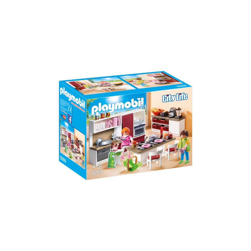 Set de constructie Playmobil City Life - Bucatarie (9269)
