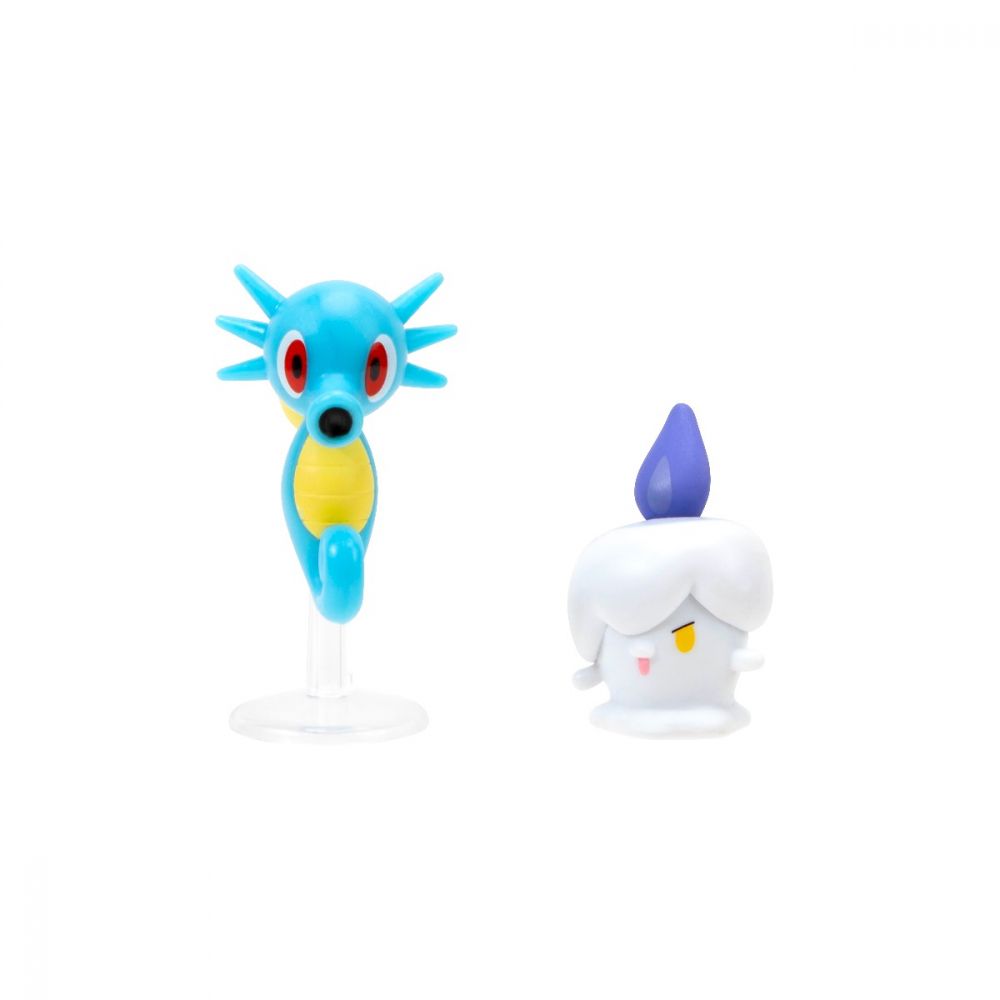 Set figurine articulate Pokemon Battle Ready, Litwick si Horsea