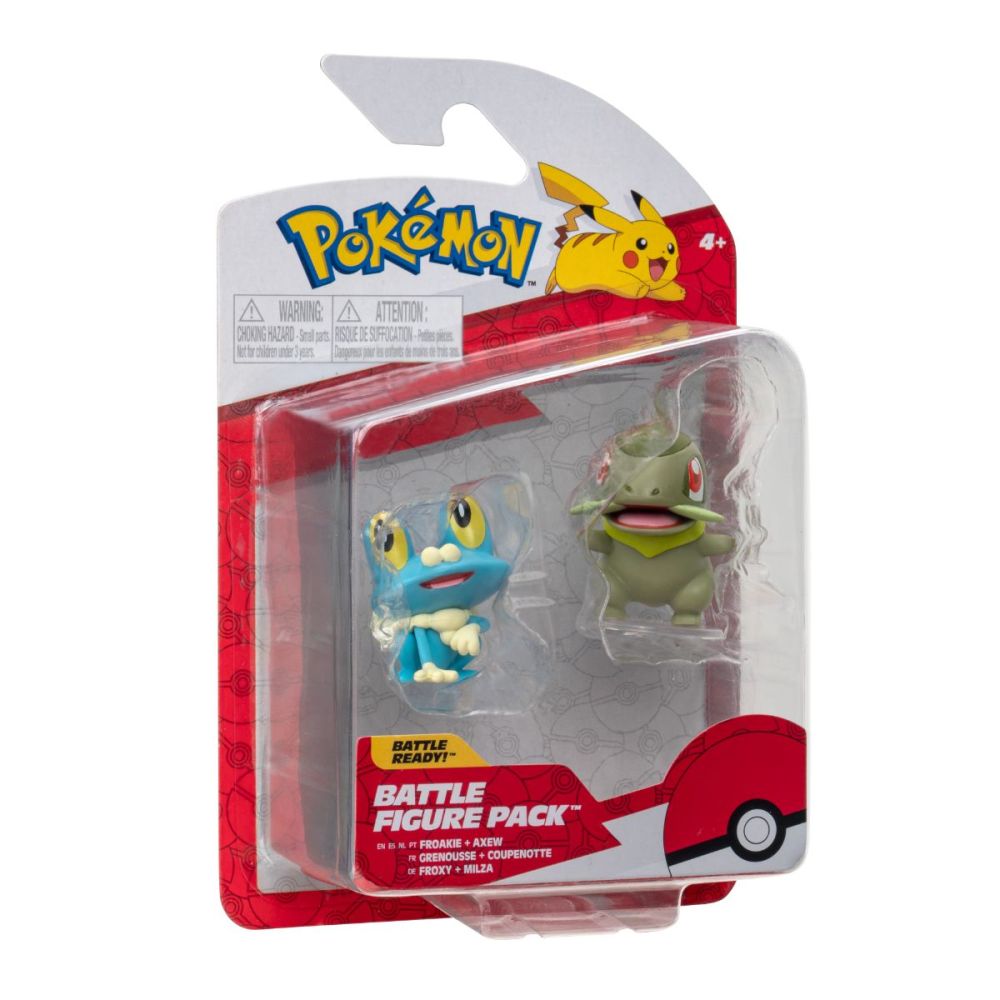 Set Figurine articulate Pokemon S2, Froakie si Axew