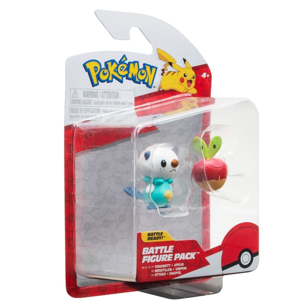 Set Figurine articulate Pokemon S2, Oshawott si Applin