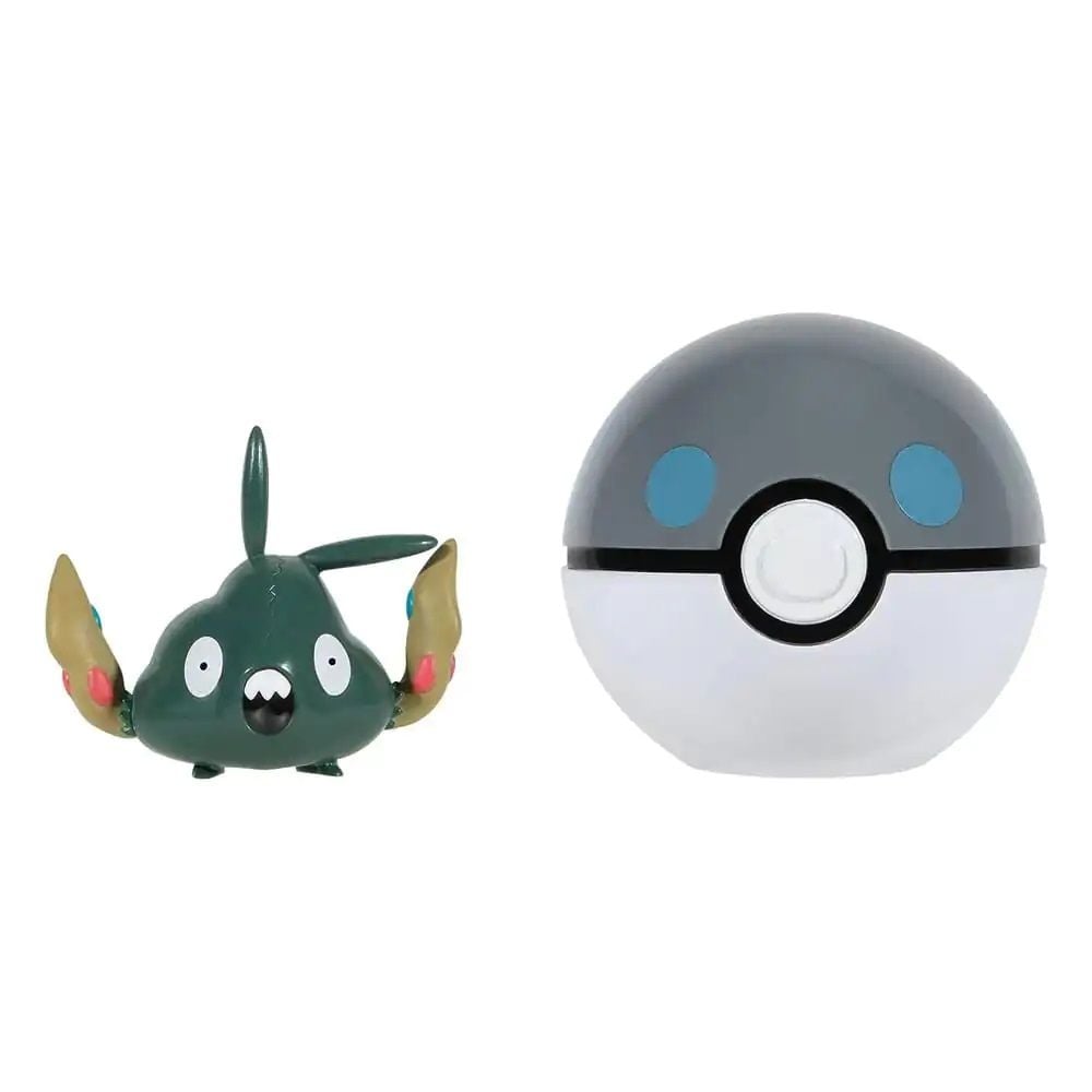 Figurina in bila Clip N Go Pokemon S2, Trubbish si Poke Ball
