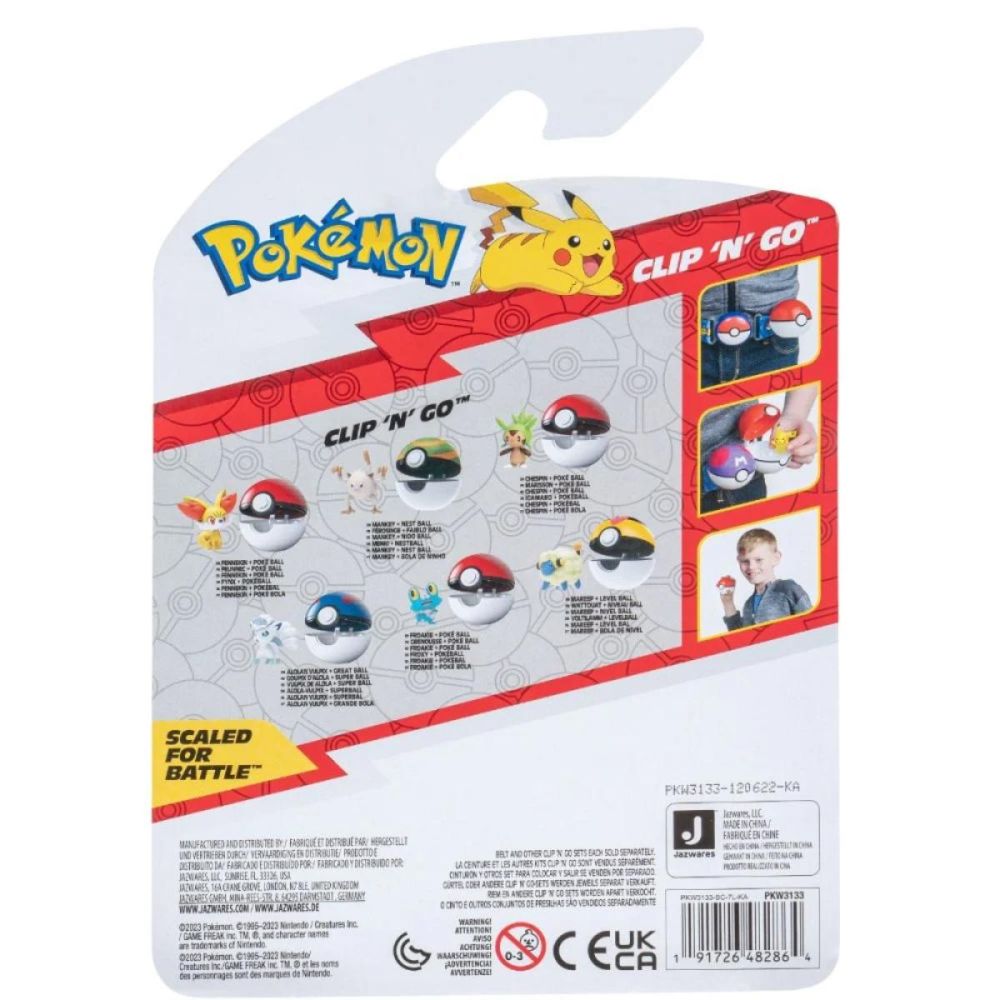 Figurina in bila Clip N Go Pokemon S2 - Froakie si Poke Ball
