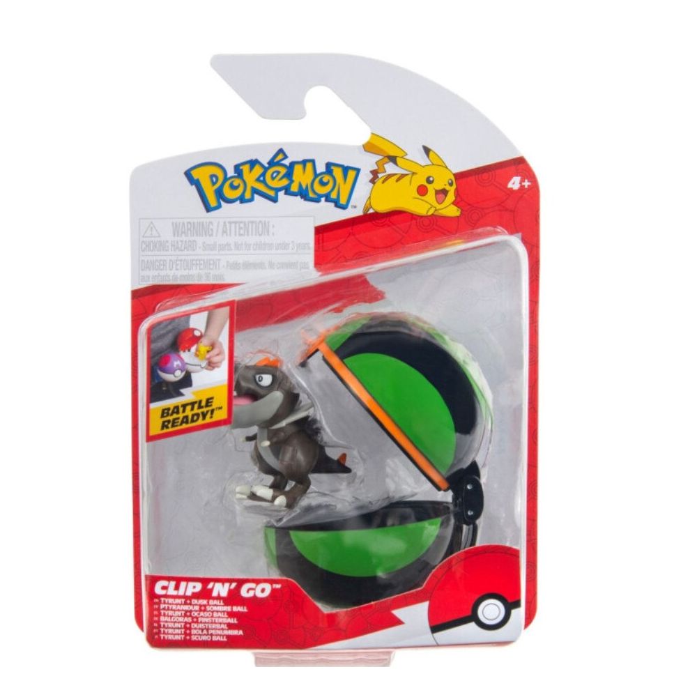 Figurina in bila Clip N Go Pokemon S2, Tyrunt si Dusk Ball