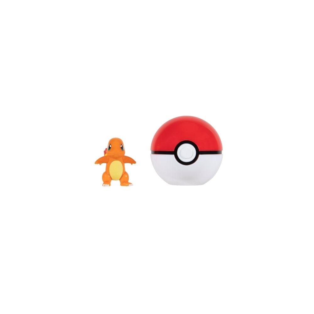 Figurina in bila Clip N Go Pokemon S2, Charmander si Poke Ball