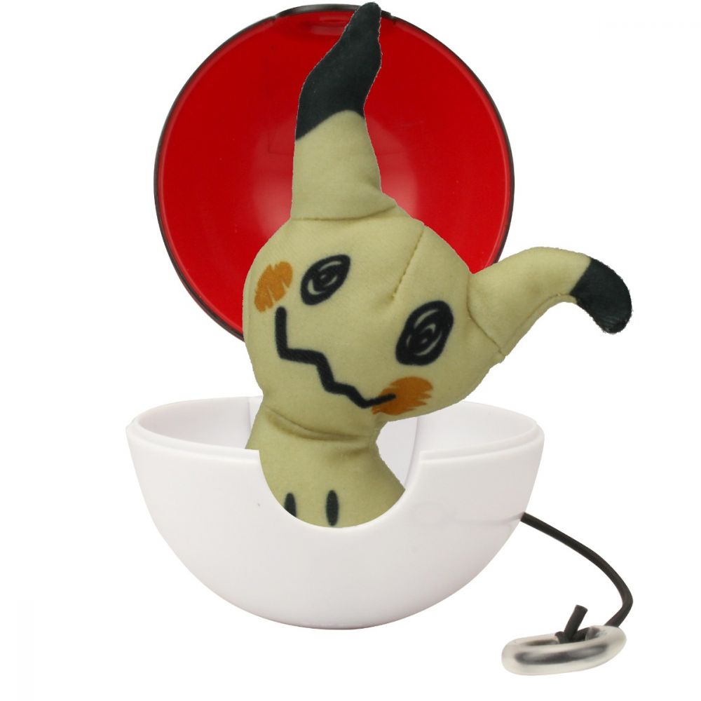 Figurina in bila lansatoare Pokemon Pop Action - Mimikyu, Poke Ball (95093)