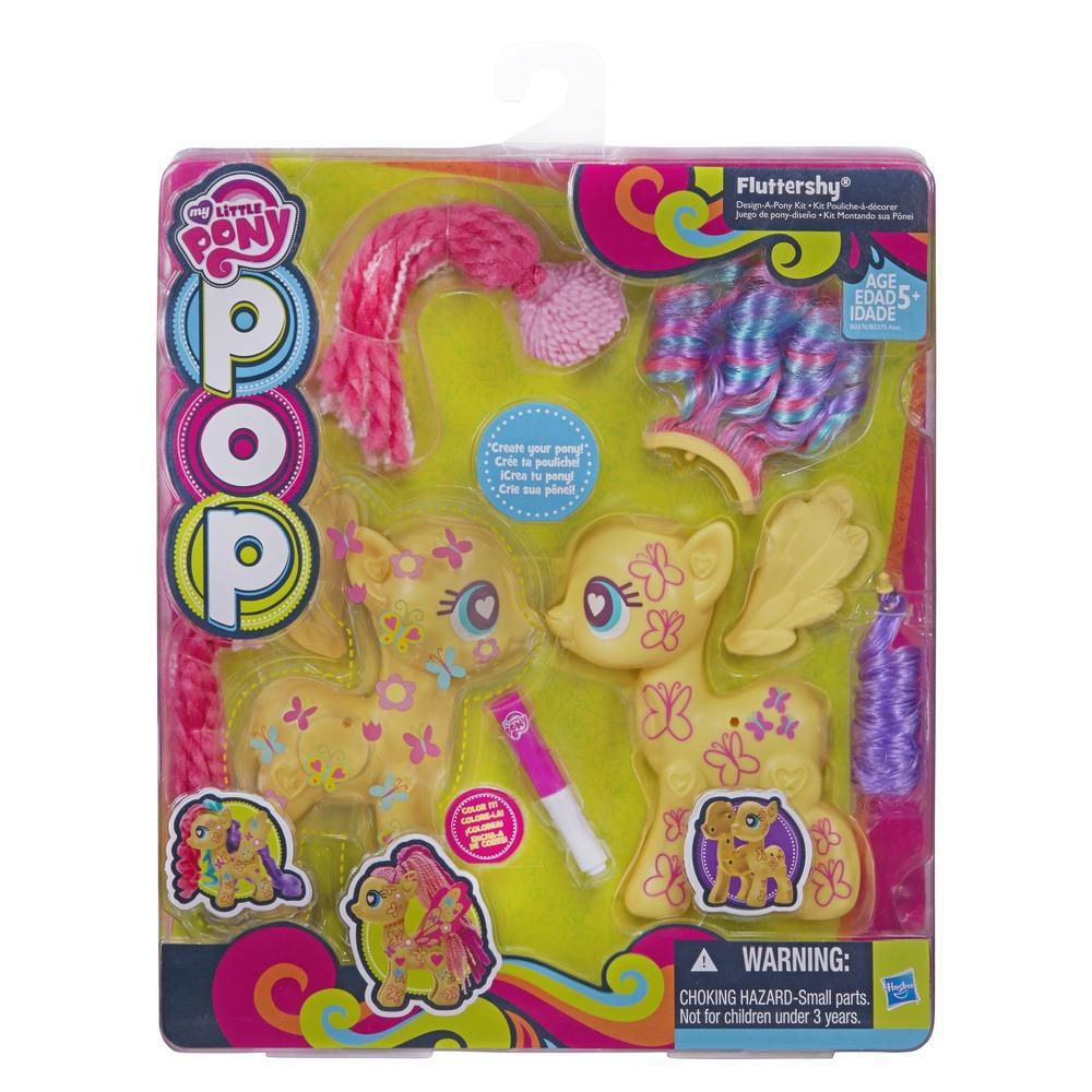 My Little Pony - Figurina Fluttershy cu accesorii POP Cutie Mark Magic