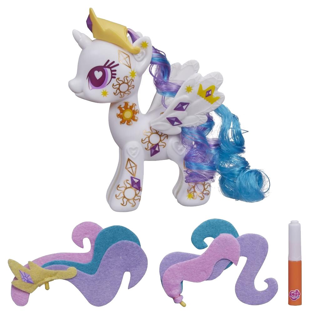 My Little Pony - Figurina Printesa Celestia cu accesorii POP Cutie Mark Magic