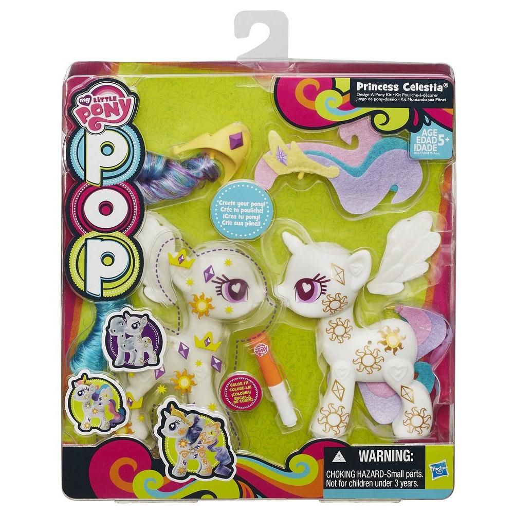 My Little Pony - Figurina Printesa Celestia cu accesorii POP Cutie Mark Magic