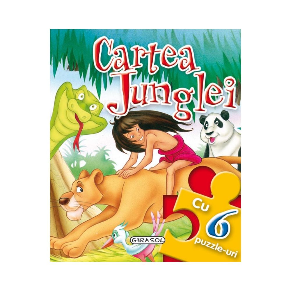 Carte Girasol, Povesti cu puzzle, Cartea junglei