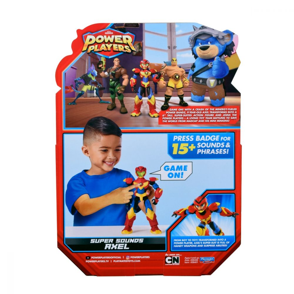 Figurina interactiva Power Players Super Sounds, Axel 38401