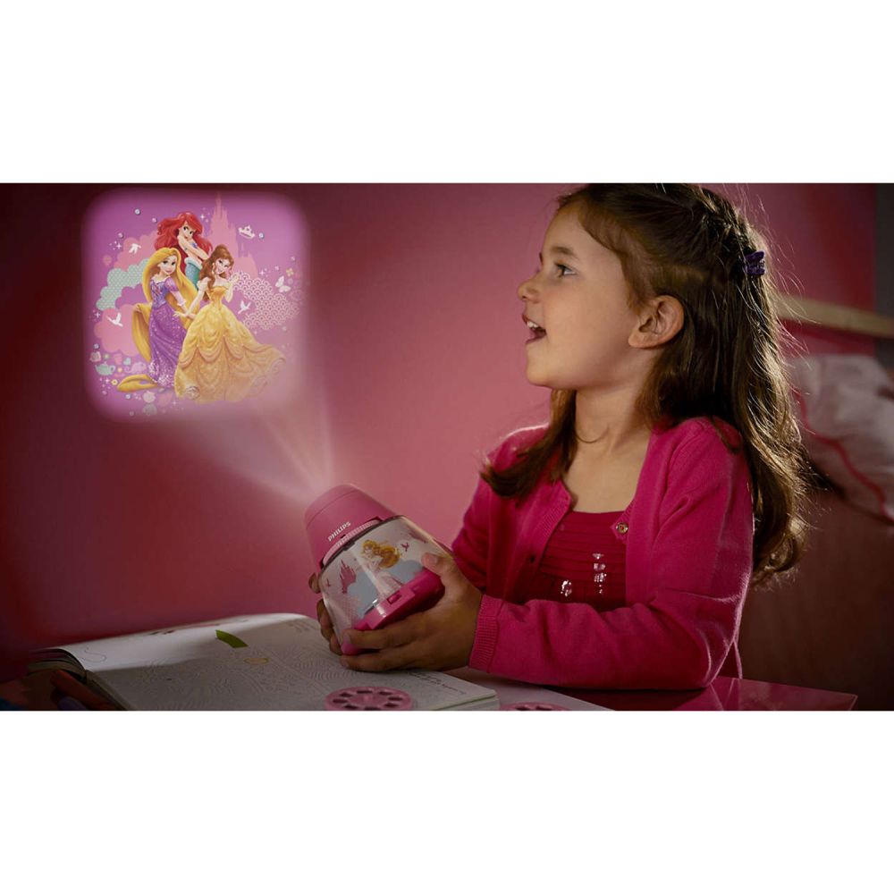Proiector si lampa de veghe 2 in 1  PHILIPS Disney Princess