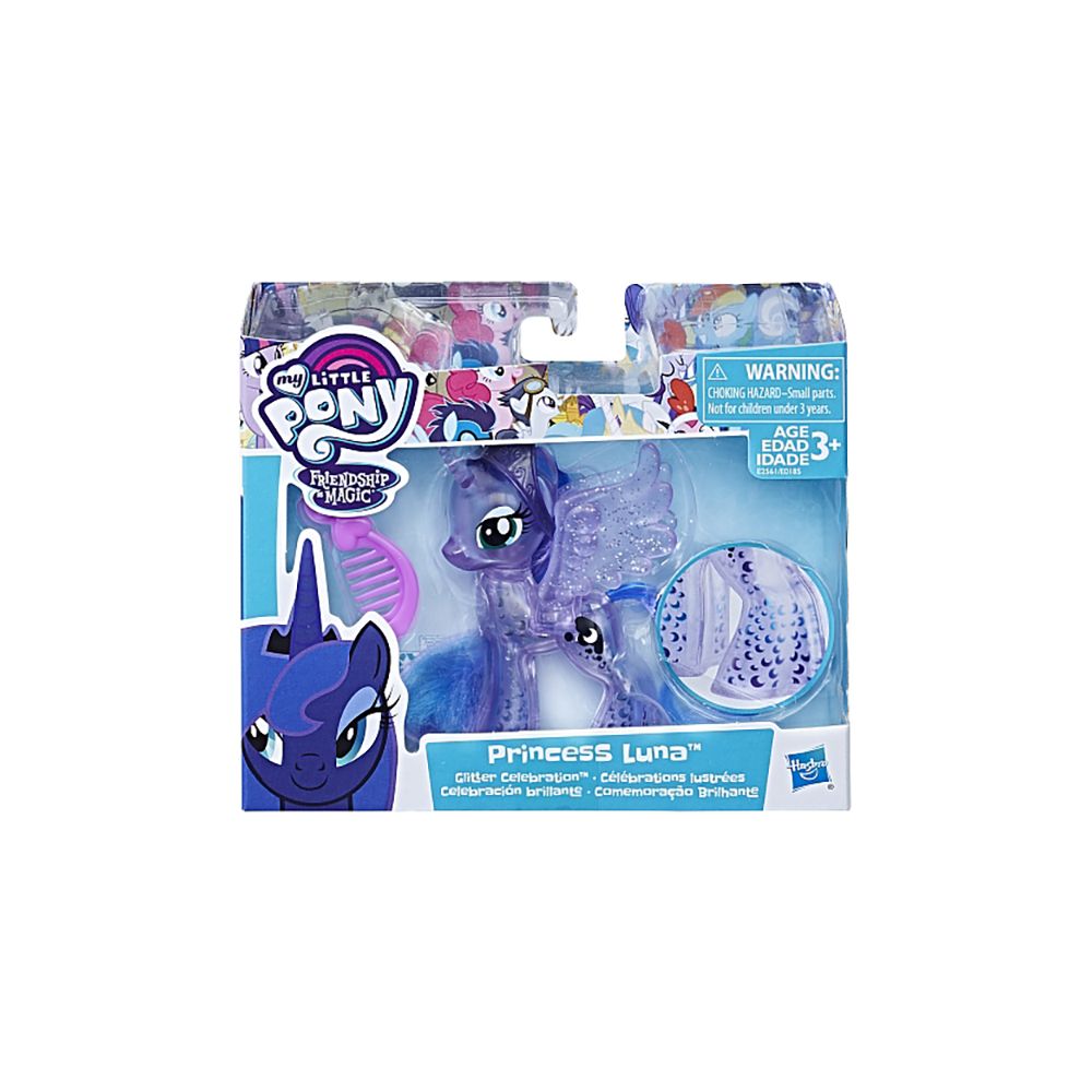 Figurina My Little Pony – Printesa Luna cu aplicatii stralucitoare