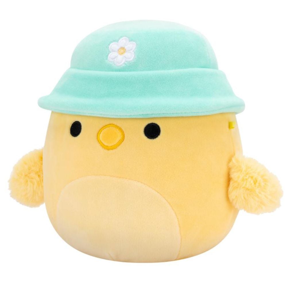 Jucarie de plus, Squishmallows, Puiul Triston cu palariuta, 19 cm