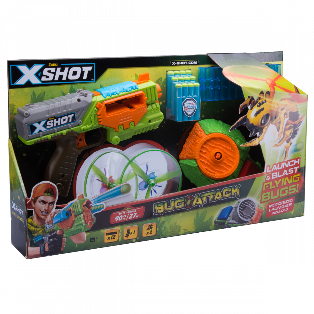 Blaster X-Shot Flying Bug Attack Swarm Seeker
