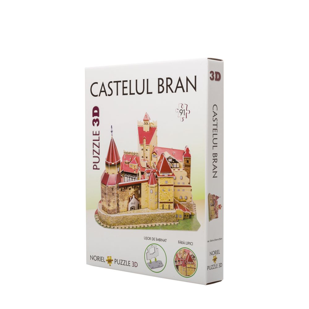 Puzzle 3D Noriel - Castelul Bran (91 piese)