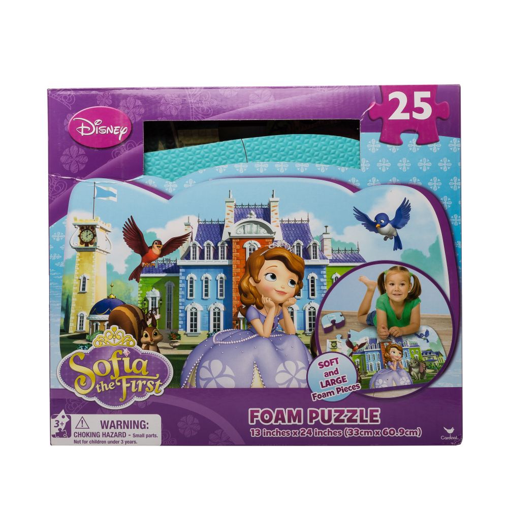 Puzzle de spuma Printesa Sofia, 25 piese