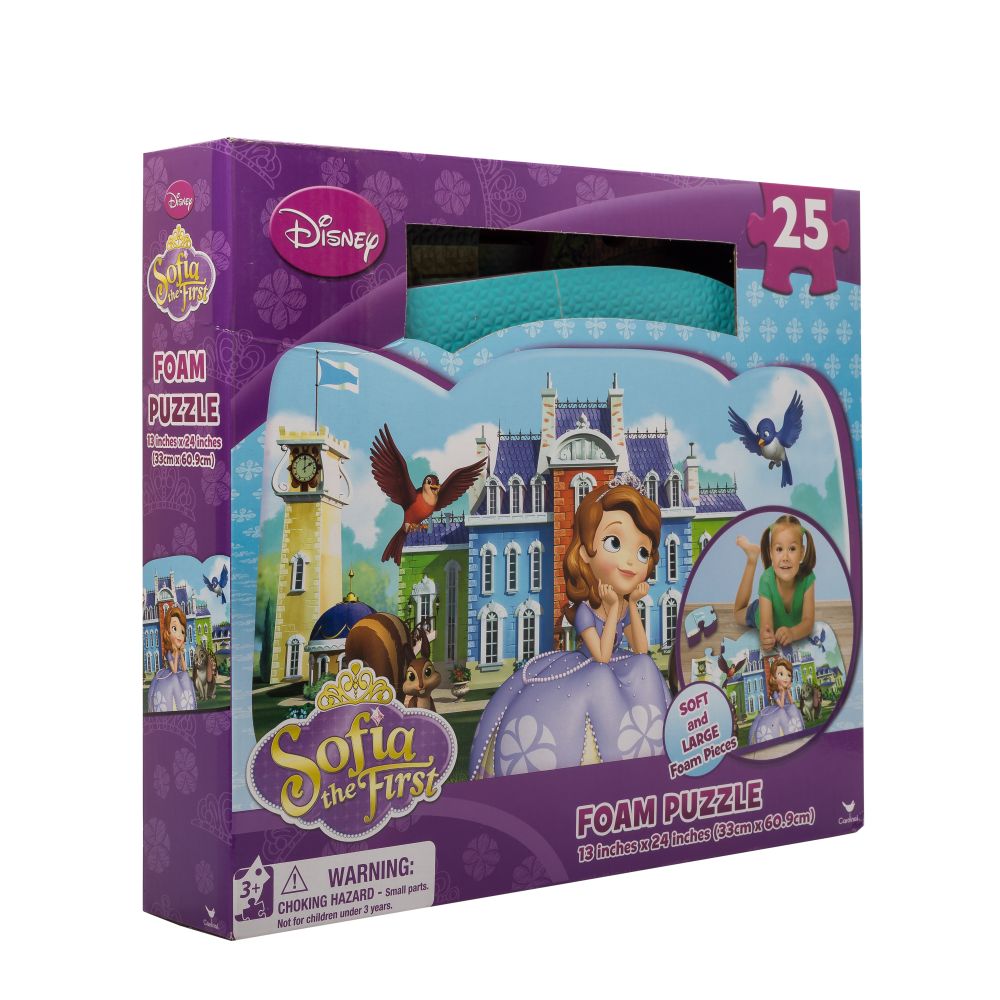 Puzzle de spuma Printesa Sofia, 25 piese