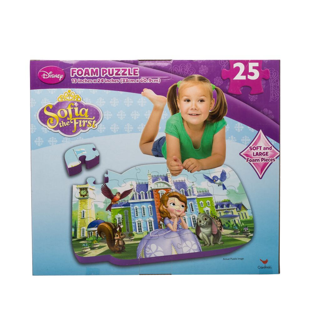 Puzzle de spuma Printesa Sofia, 25 piese