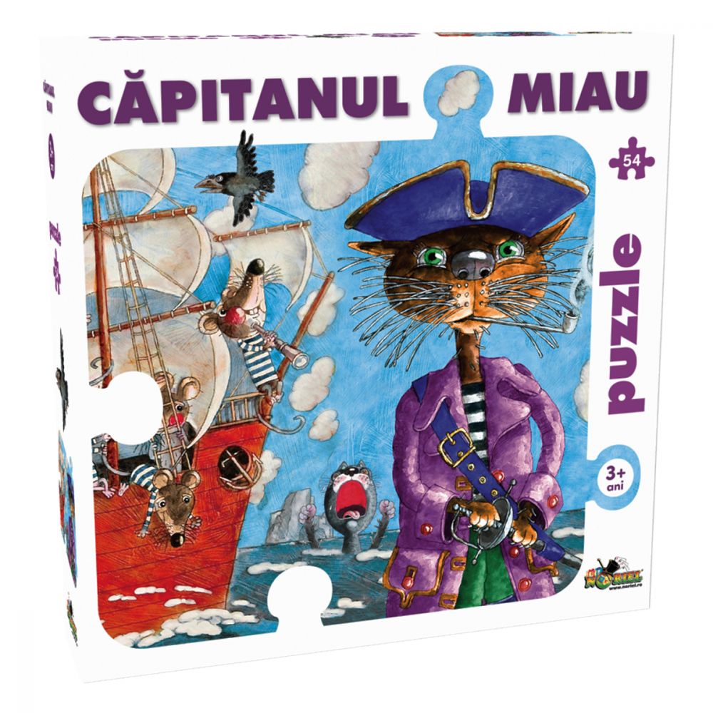 Puzzle Noriel - Capitanul Miau (54 piese)