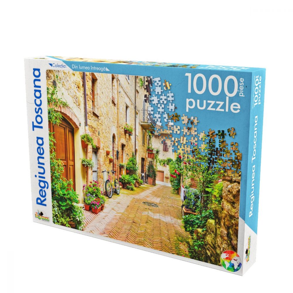 Puzzle Noriel Din lumea intreaga - Regiunea Toscana (1000 piese)