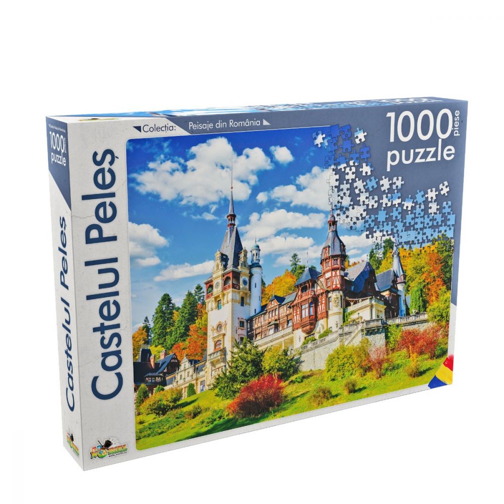 Brighten Forced close Puzzle Noriel Peisaje din Romania - Castelul Peles (1000 piese) | Noriel