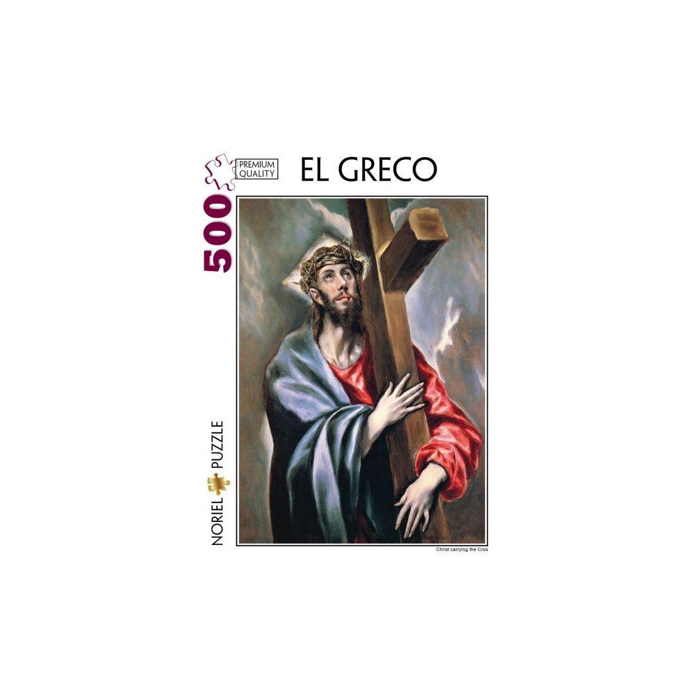 Puzzle Noriel  Pictura Clasica - El Greco, Iisus carand Crucea, 500 piese