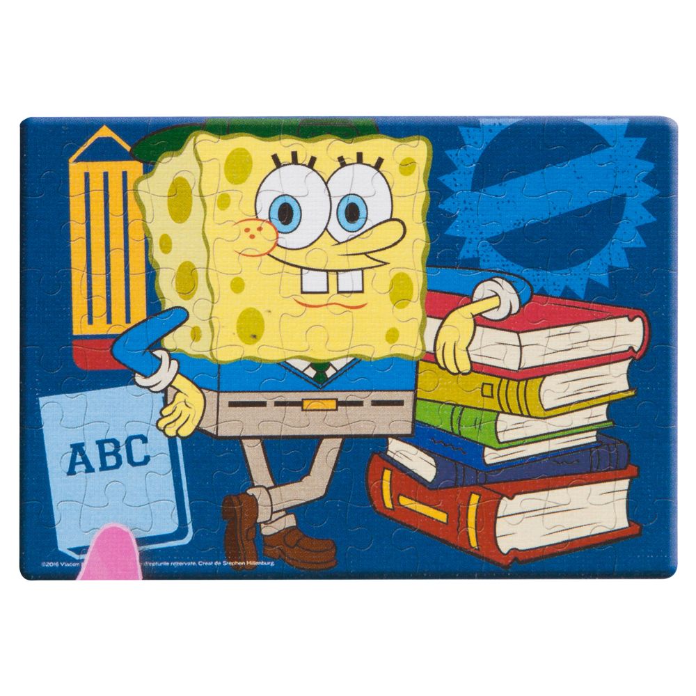 Puzzle SpongeBob - SpongeBob la scoala, 60 piese
