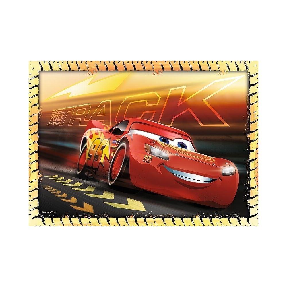 Puzzle Trefl 4 in 1 Cars - Ready to Race (35, 48, 54, 70 piese)