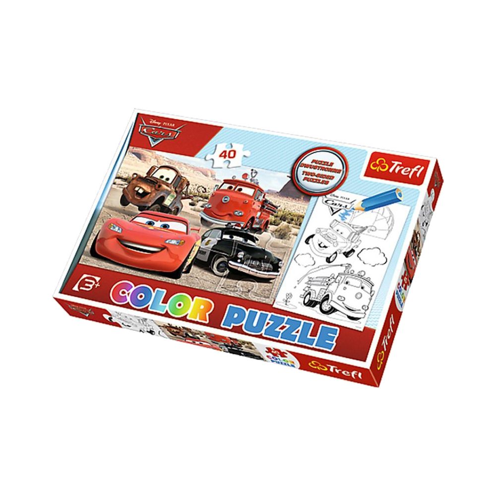 Puzzle Trefl Color Cars 2, 40 piese