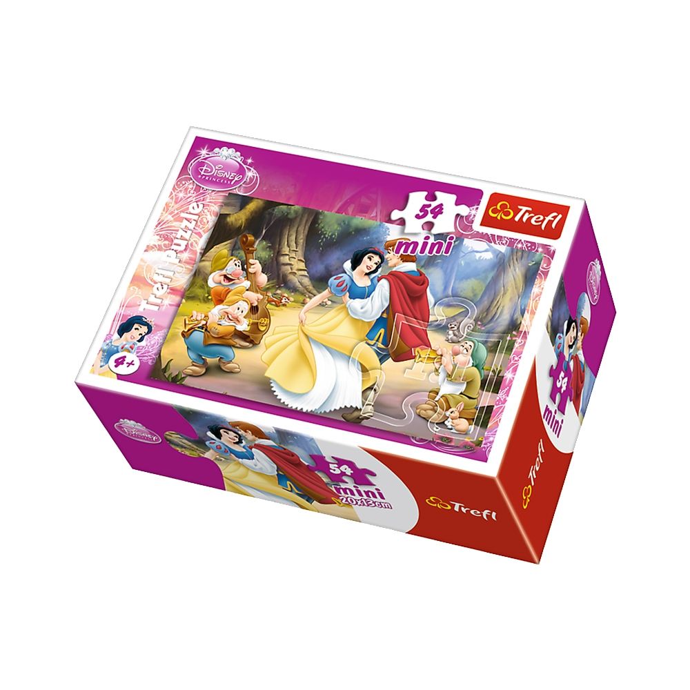Puzzle Trefl Mini - Disney Princess Alba ca Zapada, 54 piese