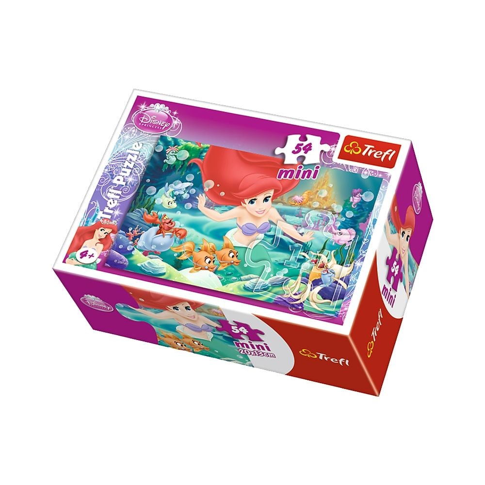 Puzzle Trefl Mini - Disney Princess Ariel, 54 piese
