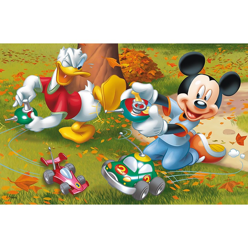 Puzzle Trefl Mini - Mickey Mouse si Donald Duck, 54 piese