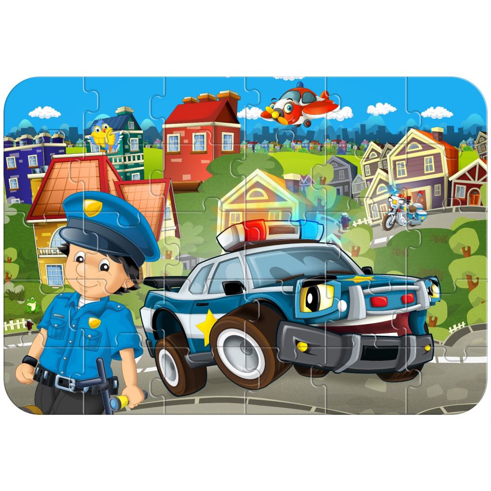 Puzzle Noriel - Masina de politie