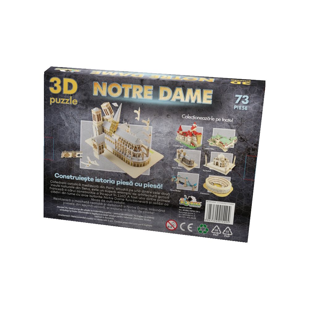 Puzzle Noriel  3D - Notre Dame II