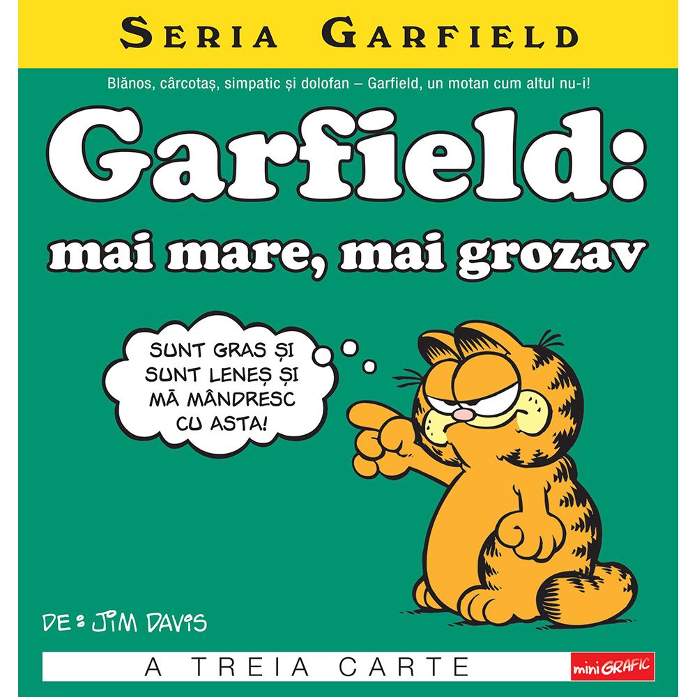 Carte Editura Arthur, Garfield: mai mare, mai grozav, Jim Davis