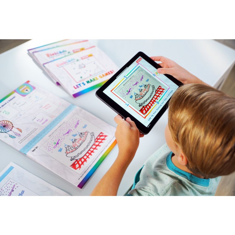 Set creativ, Pixicade, Transforma desenele in jocuri video