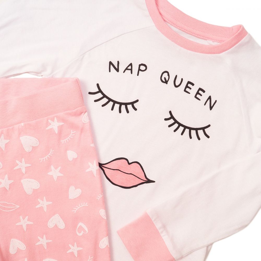 Pijama cu imprimeu Nap Queen Minoti Pyja