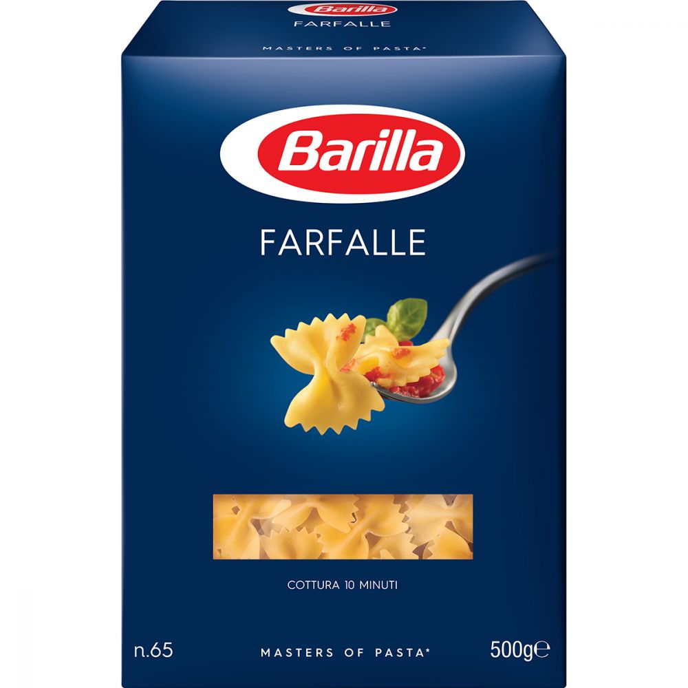 Paste Farfalle n.65 Barilla, 500 g