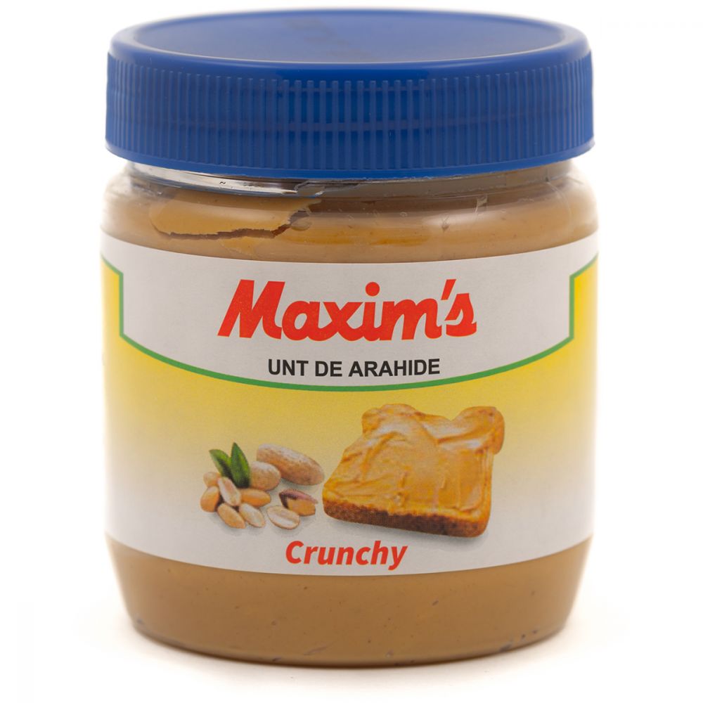 Unt de arahide Maxim's Crunchy, 340 g
