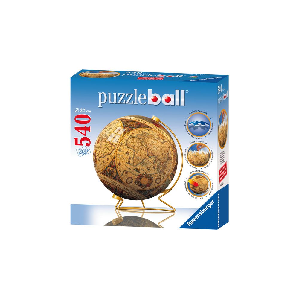 Puzzleball Ravensburger Historical World Map, 540 piese