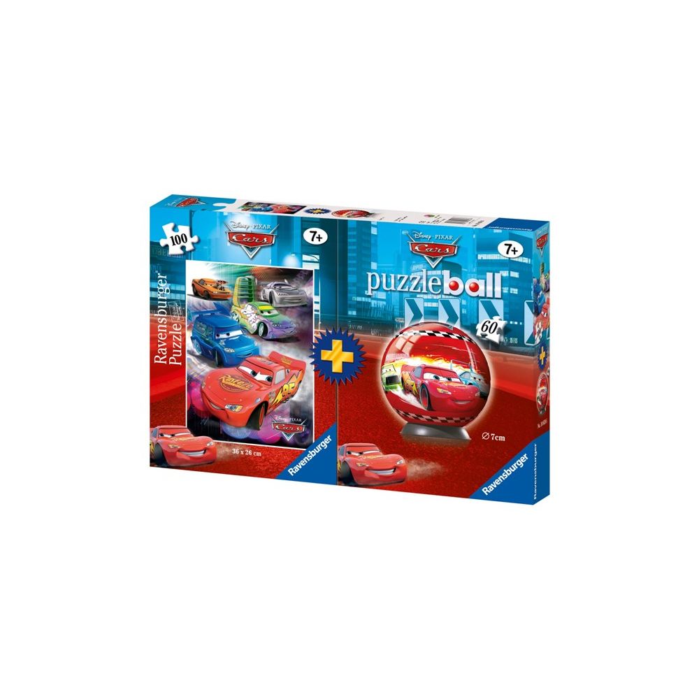 Puzzle Ravensburger Disney Cars, Bi Pack 