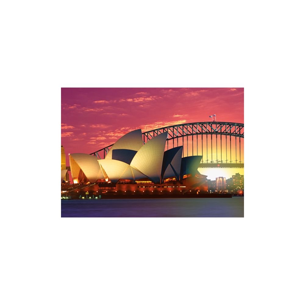 Puzzle Ravensburger Sydney Opera House and Harbour Bridge, 1000 piese