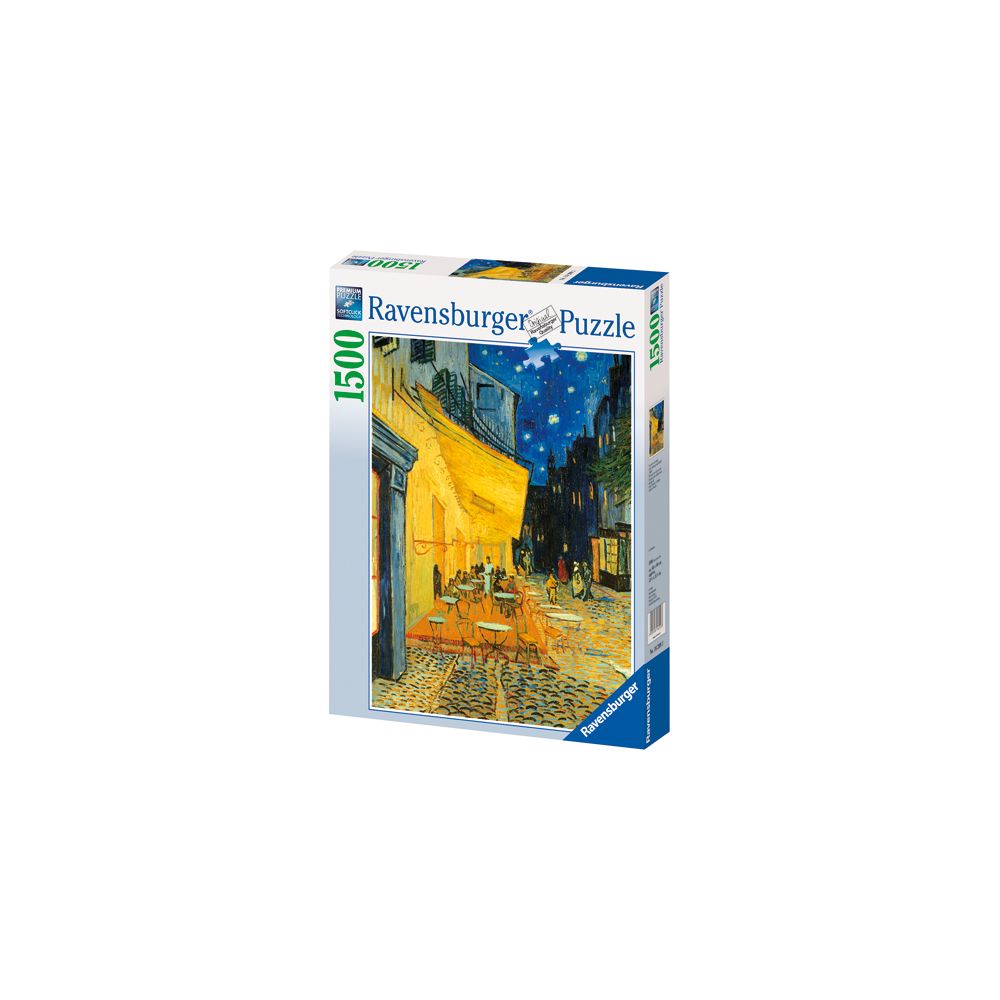 Puzzle Ravensburger Van Gogh, Cafe Terasse at night, 1500 piese